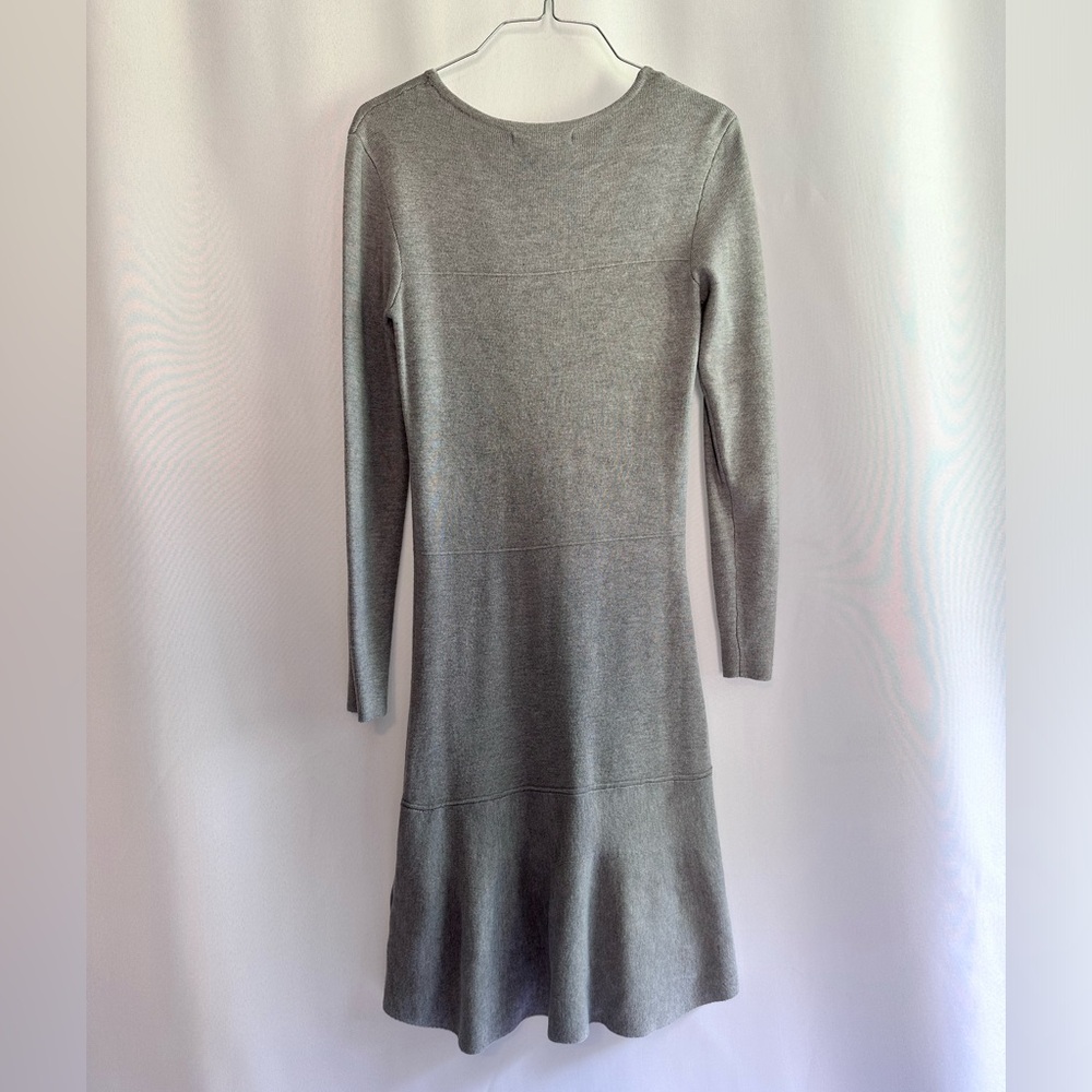 SUZY SHIER Sweater Dress With Gold Button Detail - Picture 2 of 4